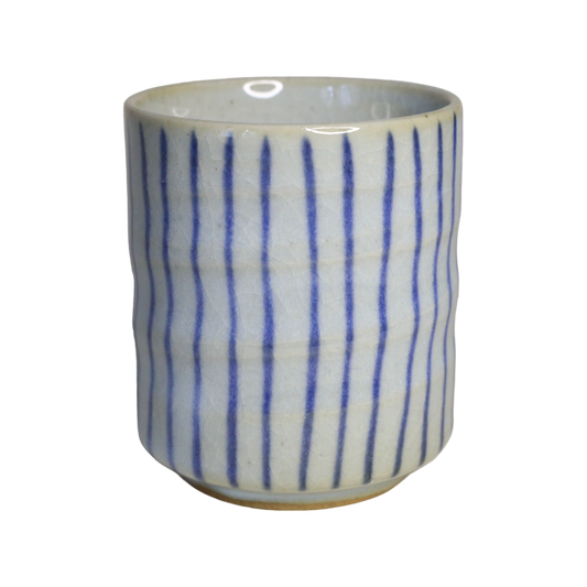 Tea Cup "Blue Stripes" 6 oz