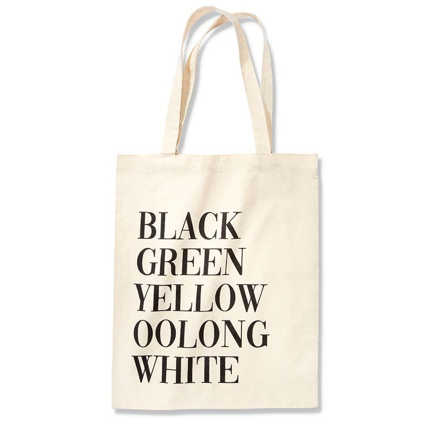 Tea Types Tote Bag