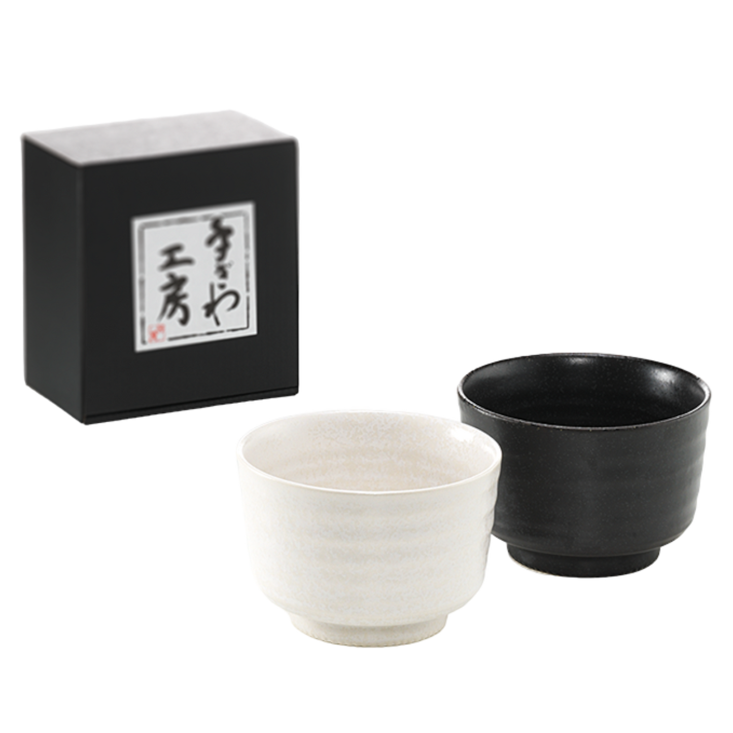 Matcha Bowl Small Black & White 6 oz