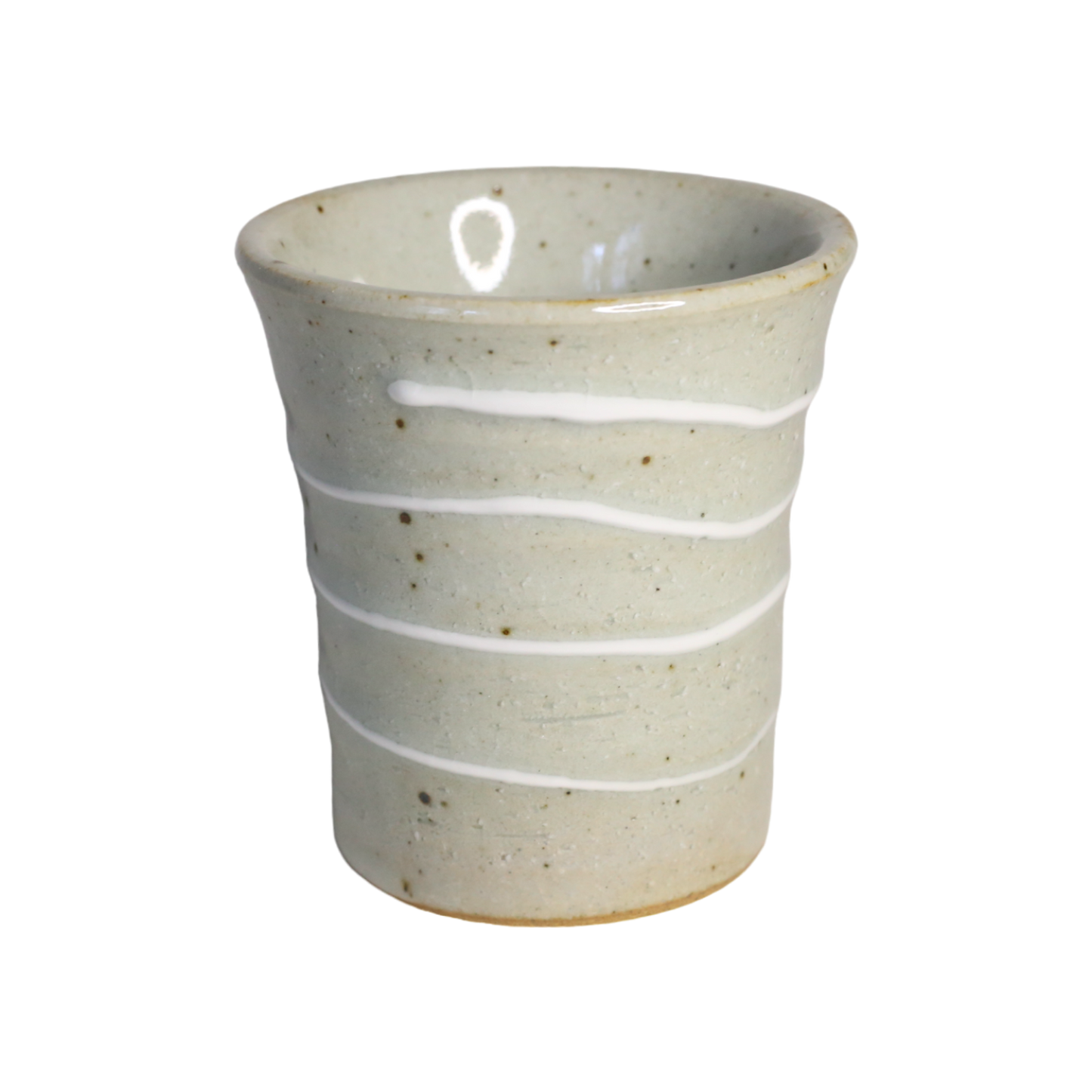 Tea Cup "Grey Spiral" 6 oz