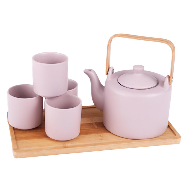 Pastel Modern Matte Tea Set 28oz 6pc