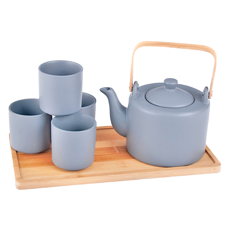 Pastel Modern Matte Tea Set 28oz 6pc