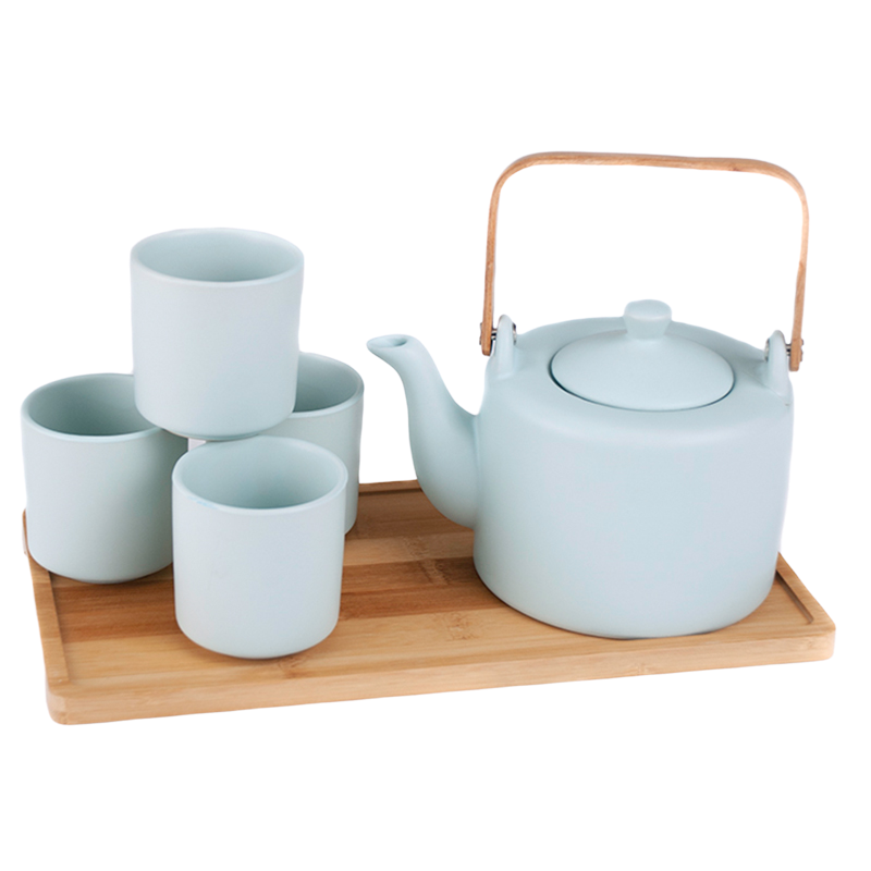 Pastel Modern Matte Tea Set 28oz 6pc