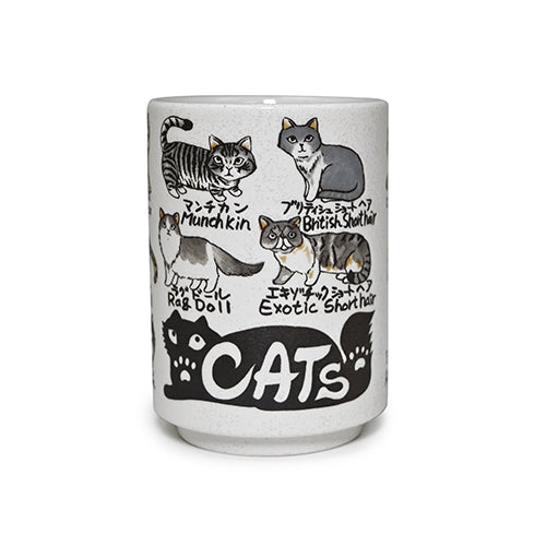 Cats Tea Cup 4" 9oz