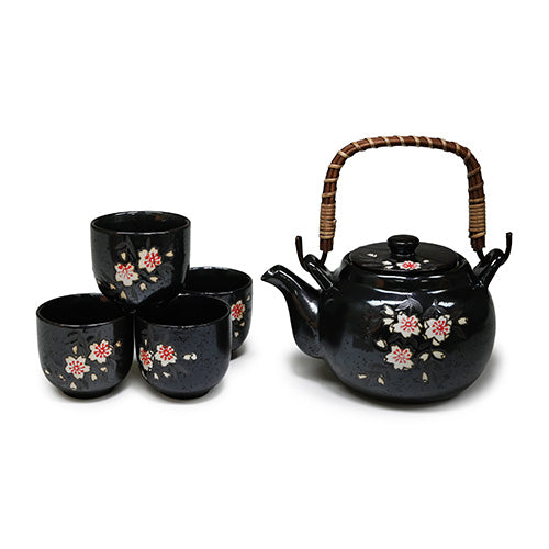 Tea Set "Sakura" (24oz tea pot, 5 piece)