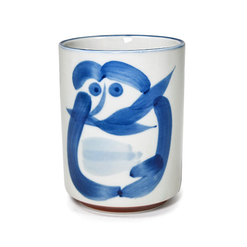 Blue Decorative Tea Cup 11oz