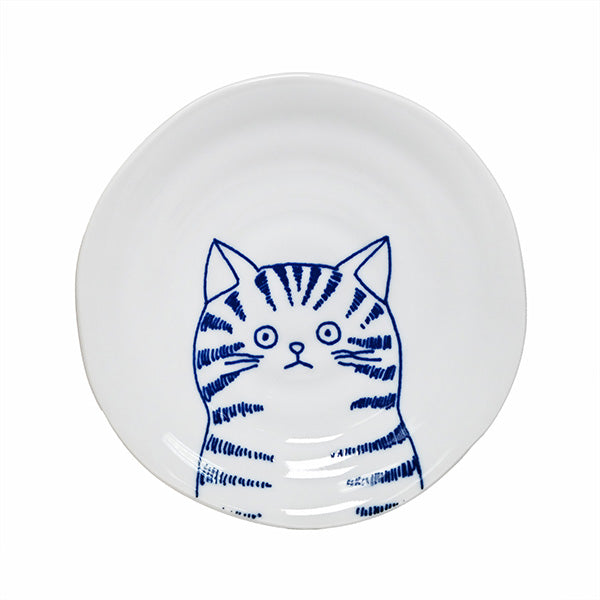 Cat Face Plate 6.5"